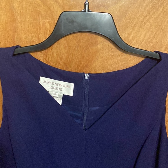 Navy Blue Jones New York Dress (Size 6) - Picture 2 of 6